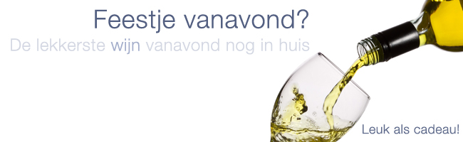 Wijn dezelfde dag geleverd